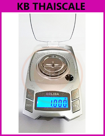 ตราชั่งดิจิตอล เครื่องชั่งดิจิตอล เครื่องชั่งทอง ชั่งเพชรพลอย ชั่งน้ำหนักได้ 100g ความละเอียด 0.001g ยี่ห้อ BOLIDA พิกัด 100g/0.001g
