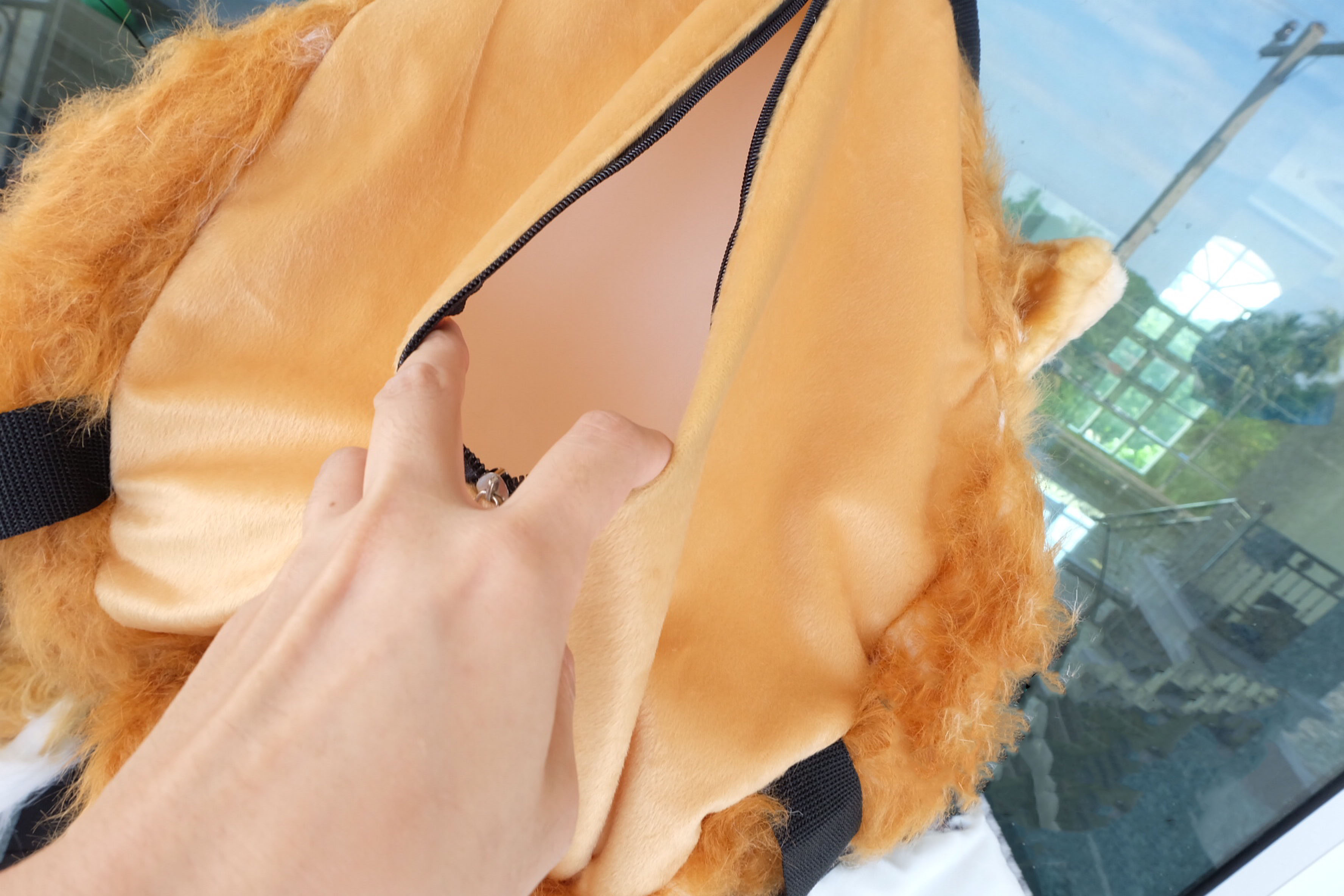 กระเป๋าหัวเสือ หัวสิงโต กระเป๋าสะพายหลัง ใบใหญ่ งานสวย