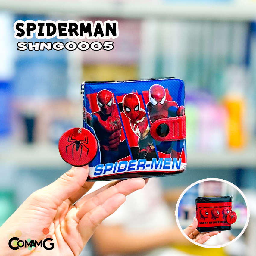 กระเป๋าสตางค์เด็กผู้ชาย ลิขสิทธิ์แท้ กระเป๋าธนบัตรเด็ก แบบ 2พับ ลายการ์ตูน