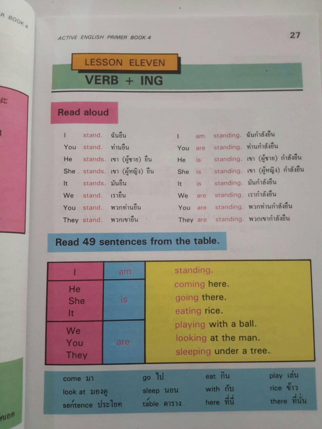 Active English Primer 4 และแบบฝึกหัด