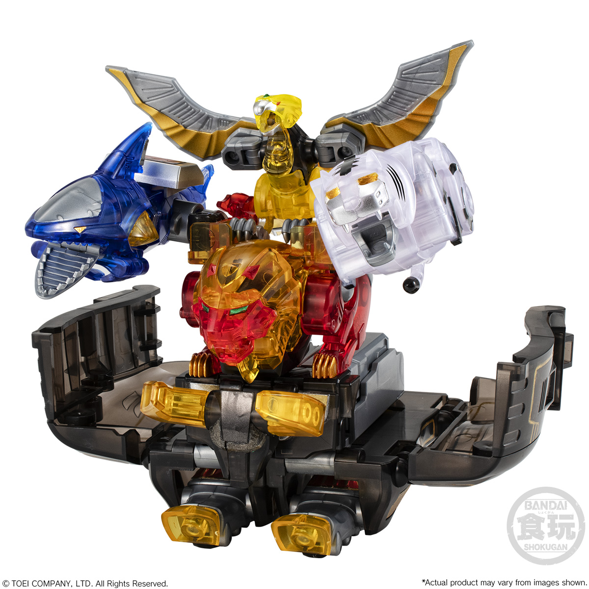 < Preorder ปิดวันที่ 18/3/2025 > 🔔เปิดรับPreorder มัดจำ 100 บาท SMP [SHOKUGAN MODELING PROJECT] HYAKUJU SENTAI GAORANGER GAOKING CLEAR VER.W/O CANDY