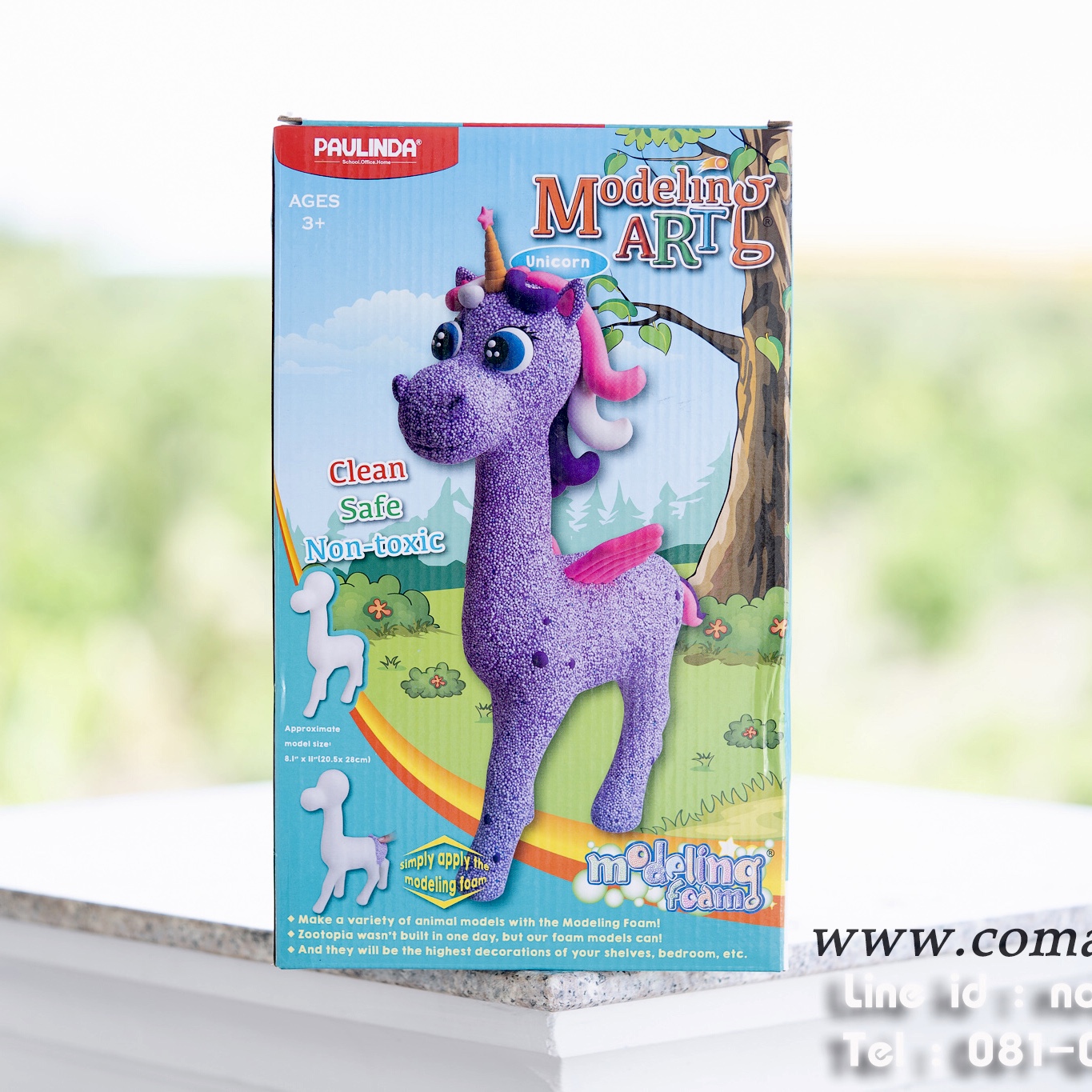 ของเล่นโฟมดินน้ำมัน ลายUnicorn Big series Modeling Art modeling foam (แบรนด์PAVLINDA)