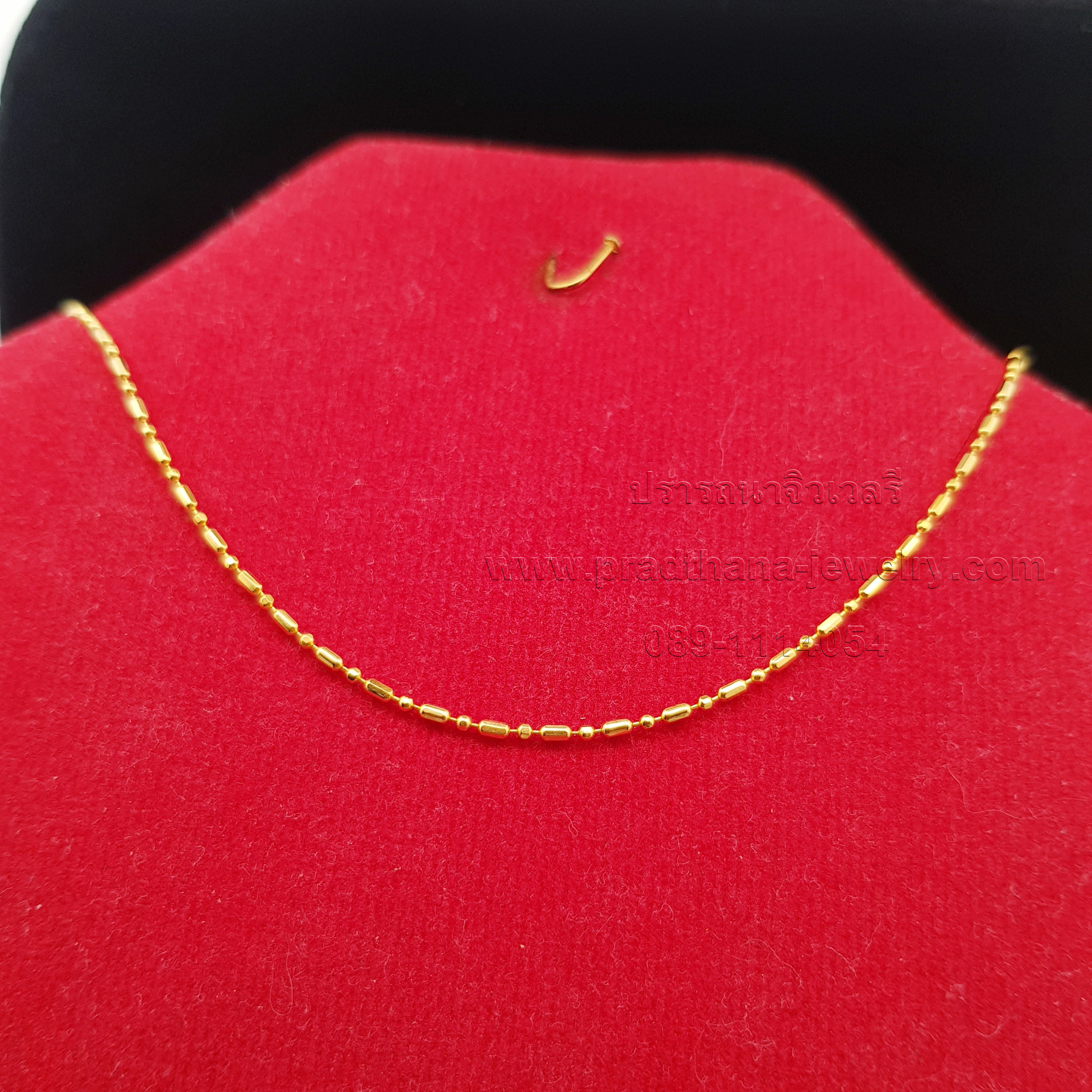 สร้อยคอลายไข่ปลาสั้นยาว **ขายแล้ว**