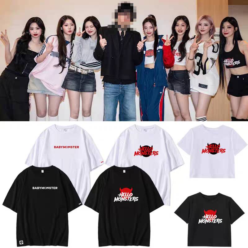 เสื้อยืด BABYMONSTER : 2025 1st WORLD TOUR [HELLO MONSTERS]