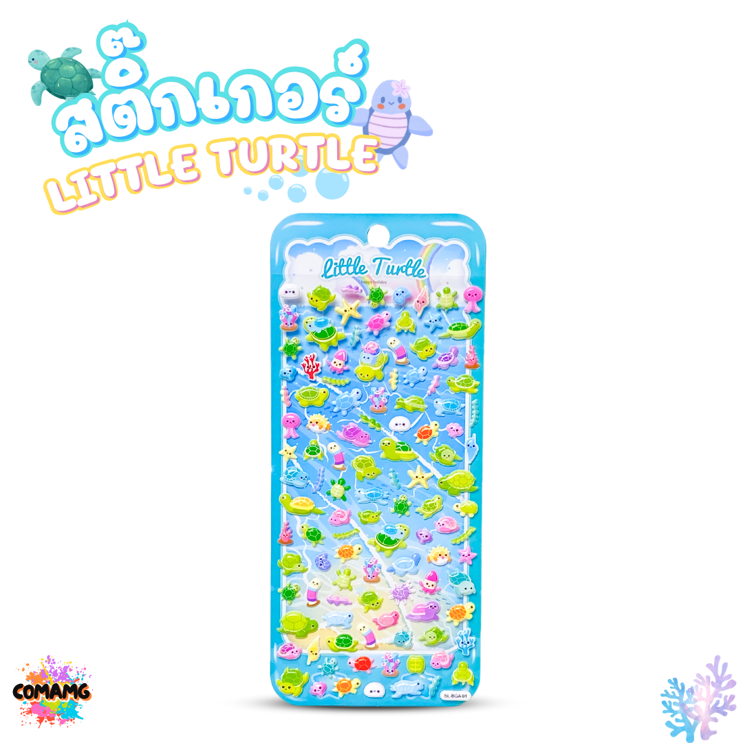 สติกเกอร์ตกแต่ง สติ๊กเกอร์จิ๋ว แบบนูนน่ารักๆ สำหรับตกแต่ง แพ็คละ 4แผ่น พร้อมส่ง