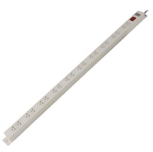 AC Power Distribution 20 TISOutlet w/Cable 3 M. & Surge Protection