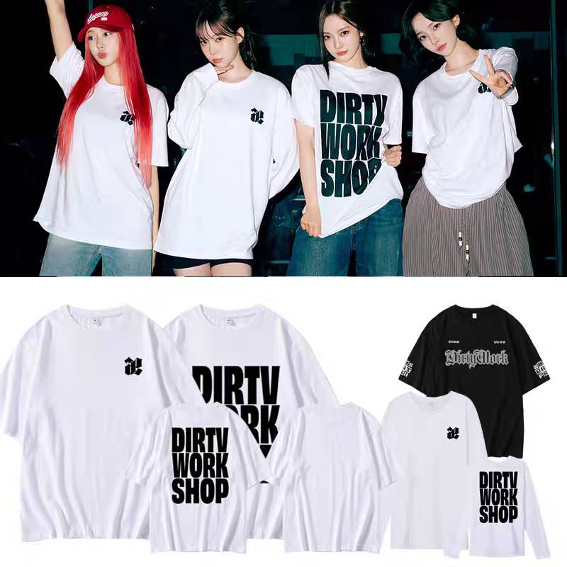 เสื้อยืด aespa : DIRTV WORK SHOP