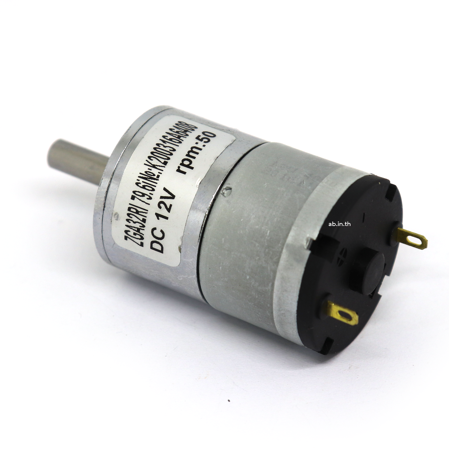 NT มอเตอร์เกียร์ ZGA32RI เฟืองทด แกนเพลา 6มิล รับน้ำหนักได้ตั้งแต่ 4-6 กิโลกรัม (J2015)