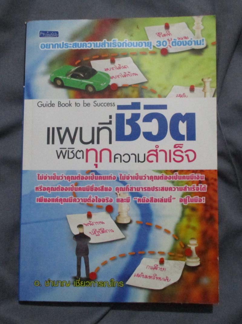 หนังสือ แผนที่ชีวิตพิชิตทุกความสำเร็จ
