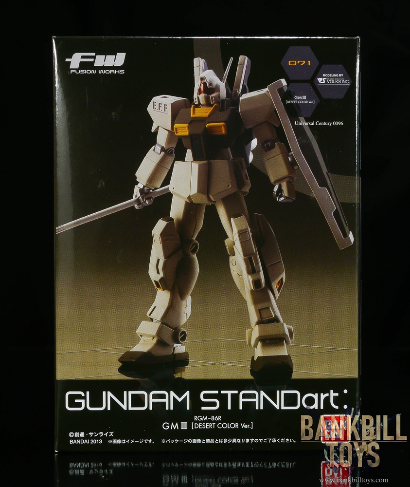 กันดั้ม Bandai Candy Toy FW Gundam STANDart: 18 No.071 RGM-86R GM III [Desert Color Ver.]