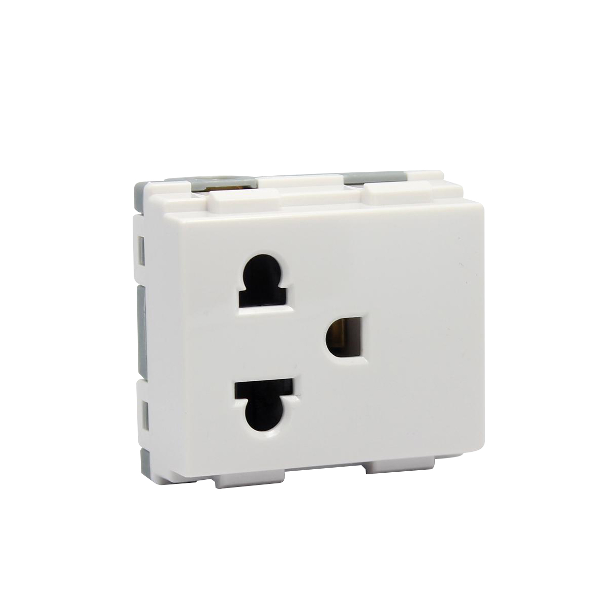HACO เต้ารับเดี่ยวมีกราวด์ 3ขา 16แอมป์ 250โวลต์ TJ-W8416V