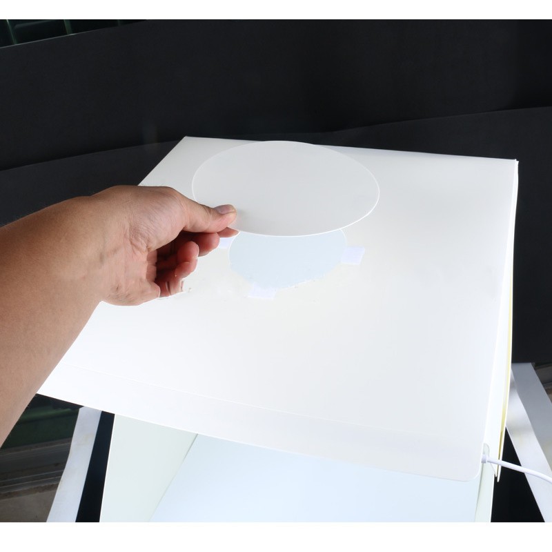 กล่องถ่ายรูปสินค้า กล่องสตูดิโอถ่ายรูป มีไฟLED ขนาด 40*40CM