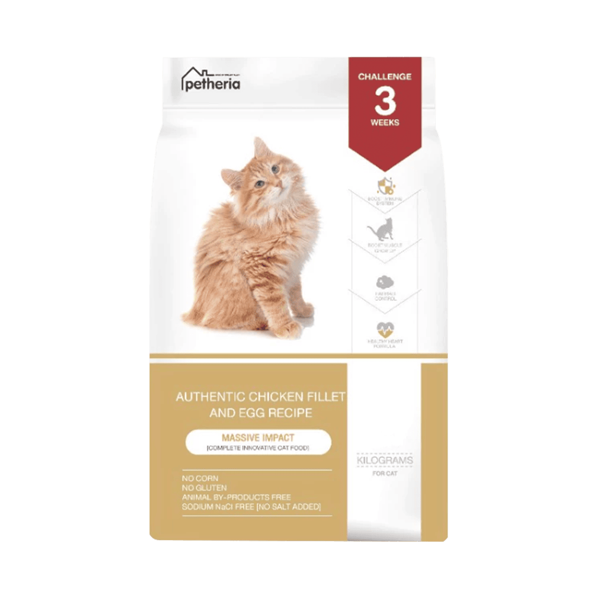 Petheria Innovation Cat Food อาหารแมวพรีเมียม ทำจากปลาทูน่าทั้งตัว ไม่ใส่เกลือ ขนาด 400G | อาหารแมวเกรดพรีเมียม โปรตีนสูง ย่อยง่าย สุขภาพดี