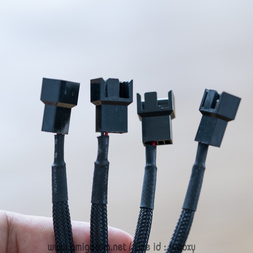สายแปลง Molex to 4Pin พัดลม 4หัว