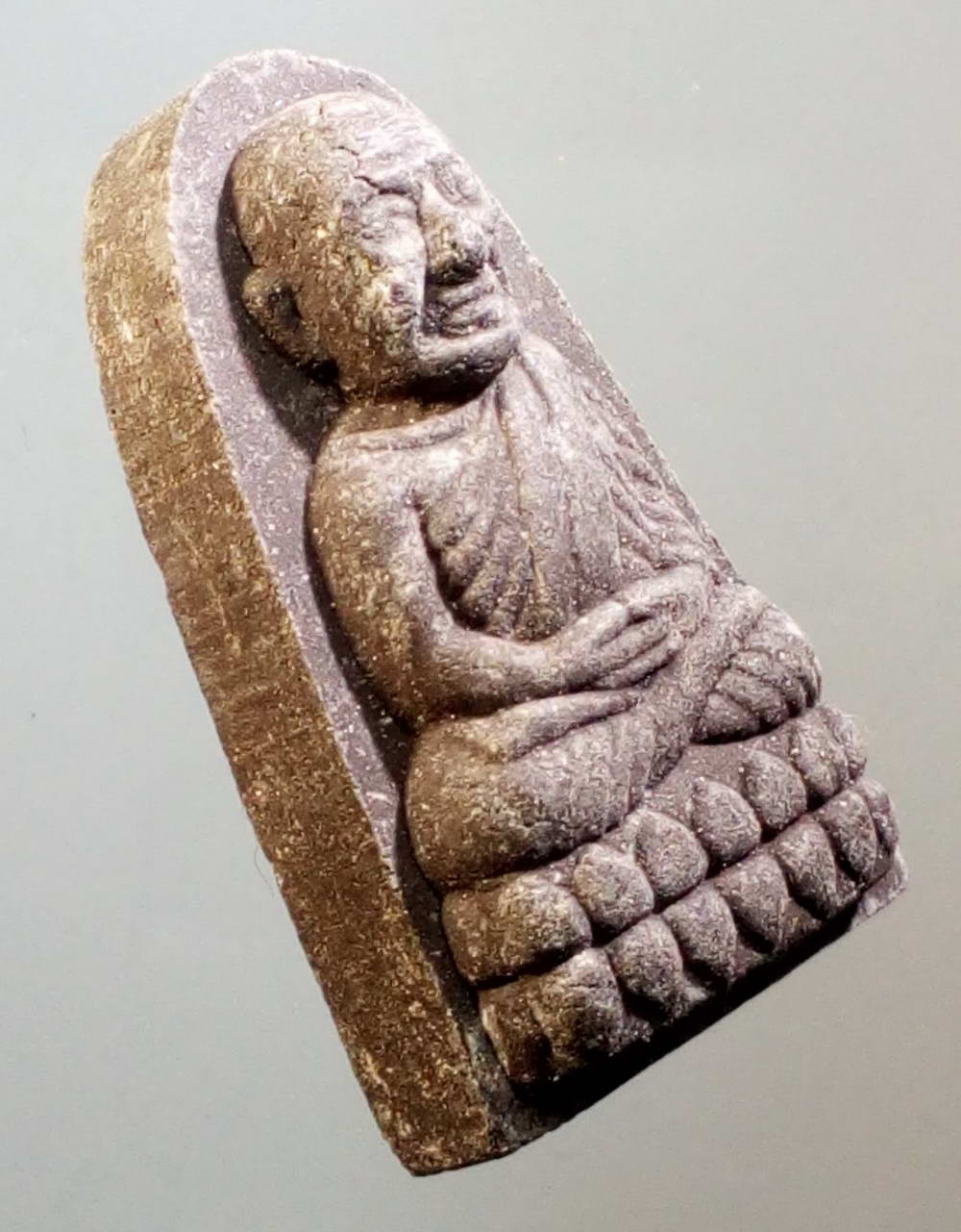 รหัสสินค้า หลวงปู่ทวด วัดต่างๆ 196 หลวงปู่ทวด เนื้อผงใบลาน พิมพ์กลาง สำนักวิปัสสนาพุทธภาวนา จังหวัดนนทบุรี