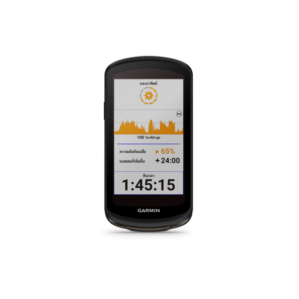 Garmin Edge 1040 Solar GPS Bike Cycling 010-02503-28 ไมล์จักรยานและเครื่องนำทาง ประกันศูนย์ไทย 2 ปี