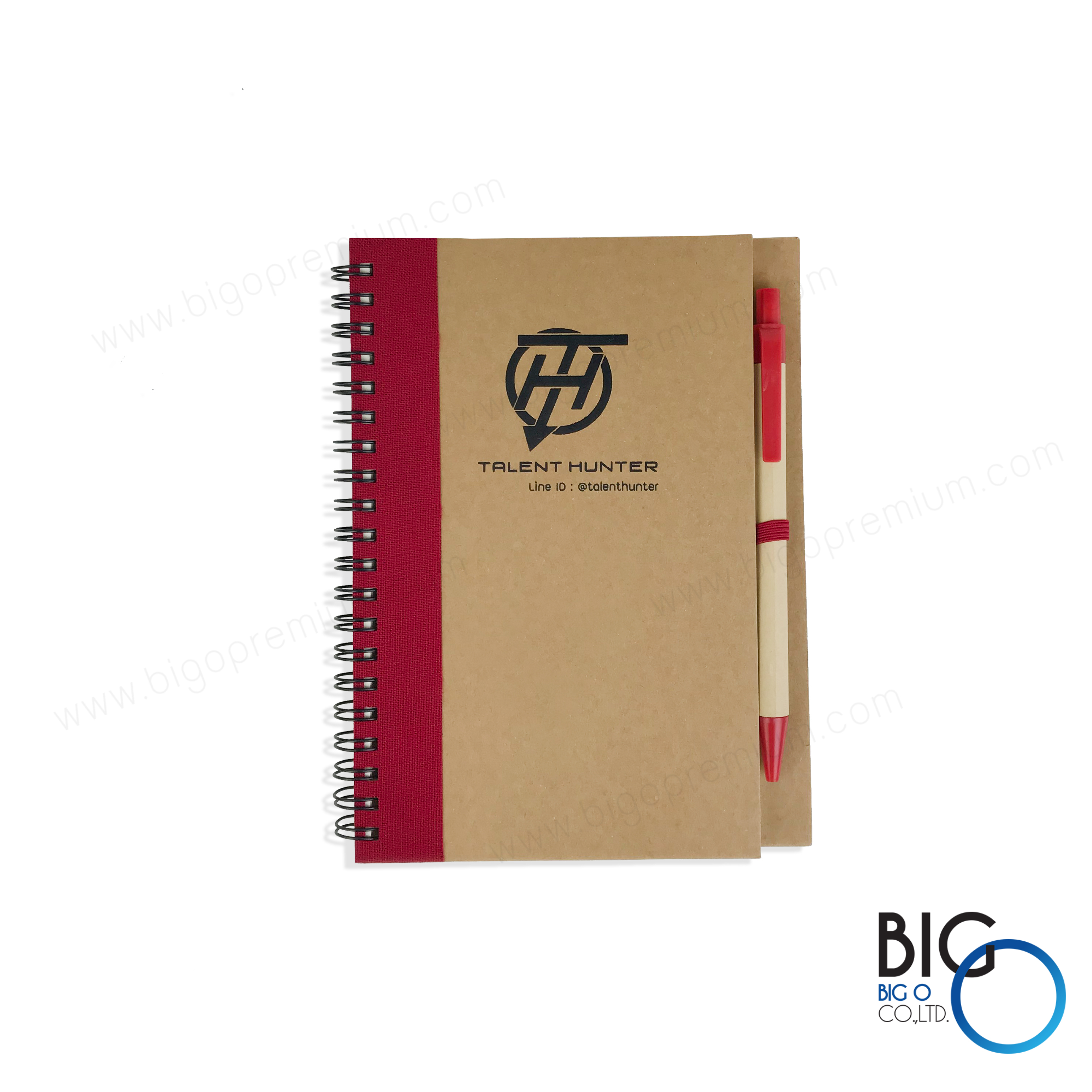 กระเป๋าสั่งทำ กระเป๋าผ้าแคนวาส+สมุดโน๊ต Talent hunter