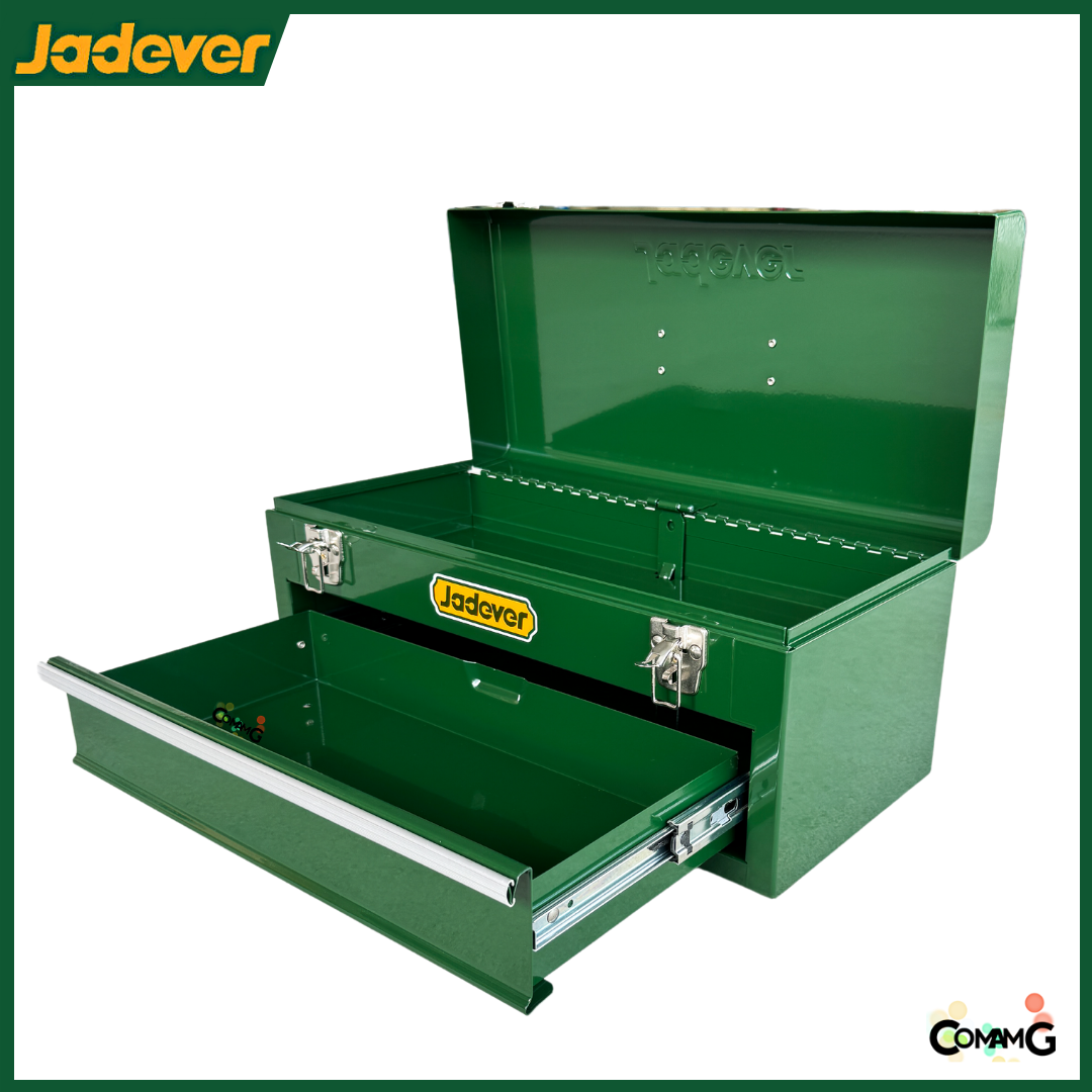 JADEVER กล่องเครื่องมือช่าง กล่องเหล็ก แบบลิ้นชัก ขนาด18.5นิ้ว เหล็กหนา เคลือบสีฝุ่นอย่างดี รุ่นJDTB8A22