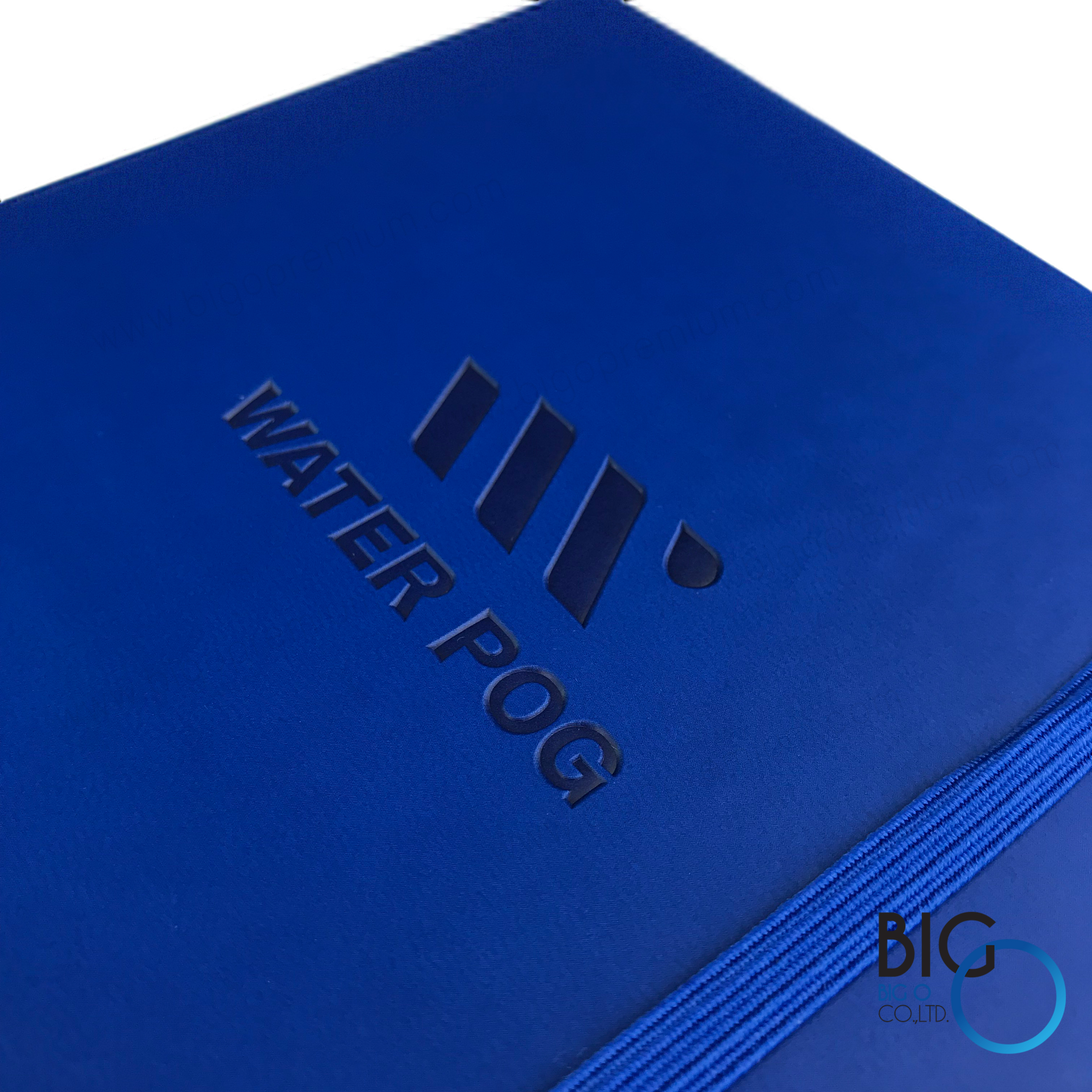 สมุดโน๊ตปกน้ำเงิน Water POG