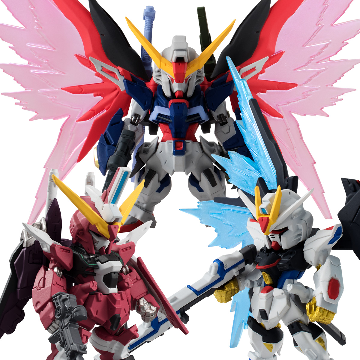 <Preorderภึง 1/10/2023>เปิดรับPreorder มัดจำ 200 บาท FW GUNDAM CONVERGE MOBILE SUIT GUNDAM SEED DESTINY 3 PIECE SET W/O GUM