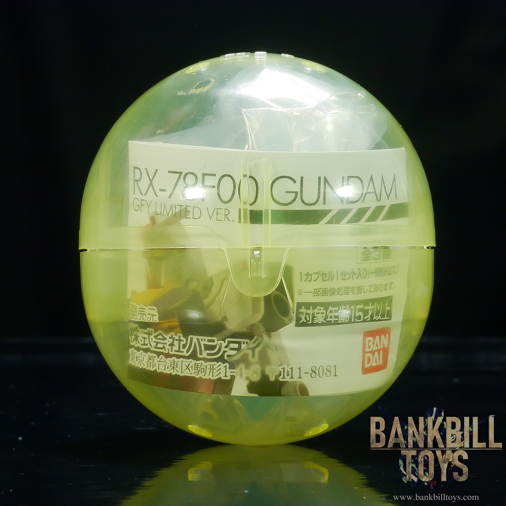 กันดั้ม Bandai GFY Exclusive Gashapon RX-78F00 Gundam GFY Limited Ver. - RX-78F00 Gundam [Gundam Factory Yokohama] [Blue Clear Color Ver.]