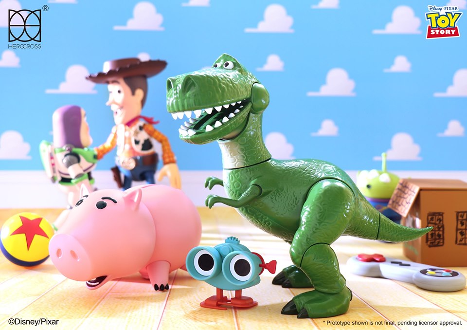 เปิดรับPreorder มีค่ามัดจำ 1000 บาท HMf 080 Rex and Ham: Toy Story (Hybrid Metal Figuration)