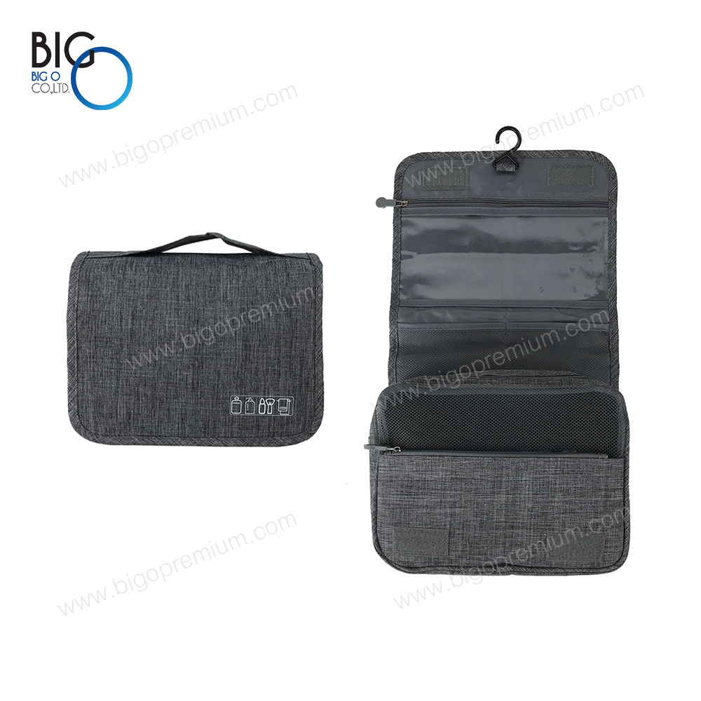 กระเป๋าจัดระเบียบพรีเมี่ยม ใส่อุปกรณ์อาบน้ำ พับเก็บได้ 1 ชั้น