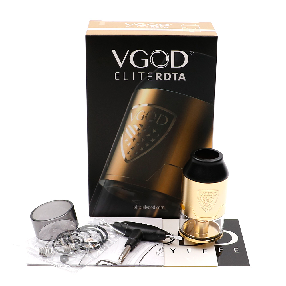 แก้วอะไหล่ ไม่มีอะตอม Glass Tube for VGOD ELITE RDTA 24mm 4ml