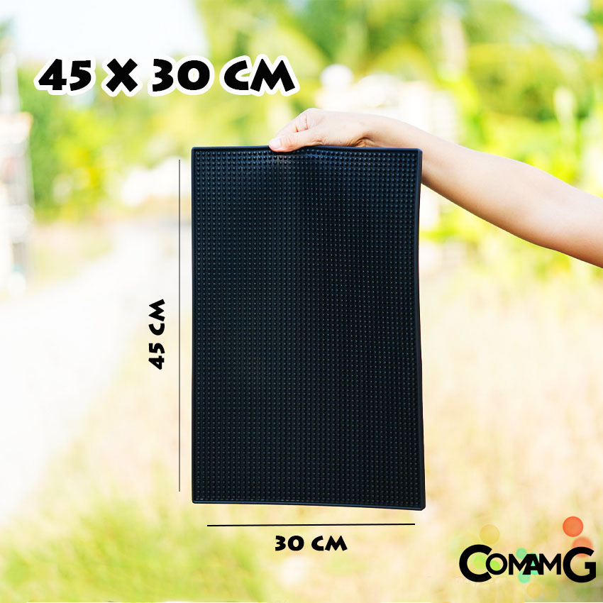 แผ่นยางกันลื่น Bar mat ยางรองทำเครื่องดื่ม ยางรองกันเปื้อน มีหลายขนาดให้เลือก