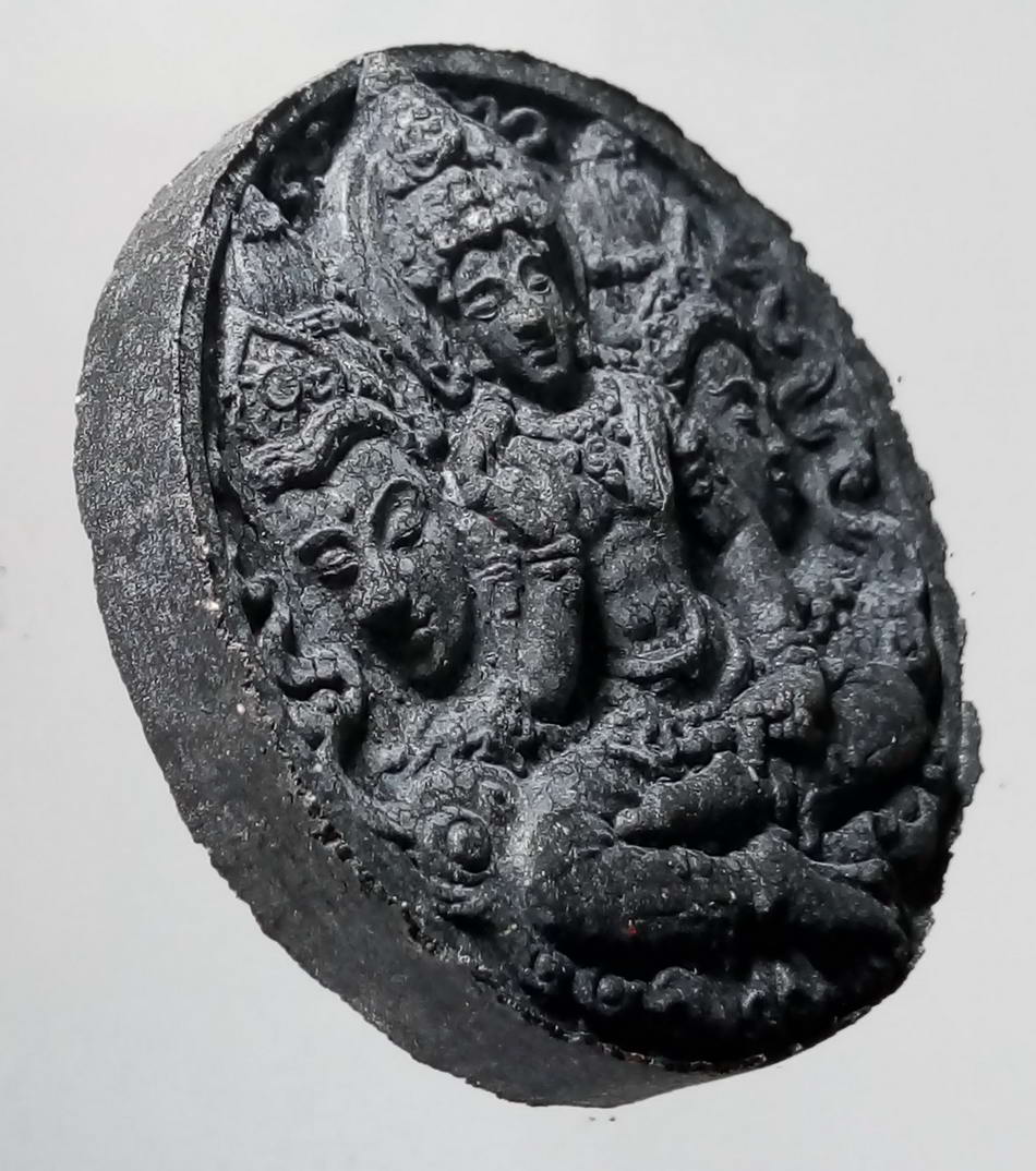 รหัสสินค้า จตุคามรามเทพ 059 พระเทวราชโพธิสัตว์ จตุคามรามเทพ รุ่นทรัพย์ราชันย์ เนื้อว่านกากยายักษ์ พร้อมกล่องเดิม