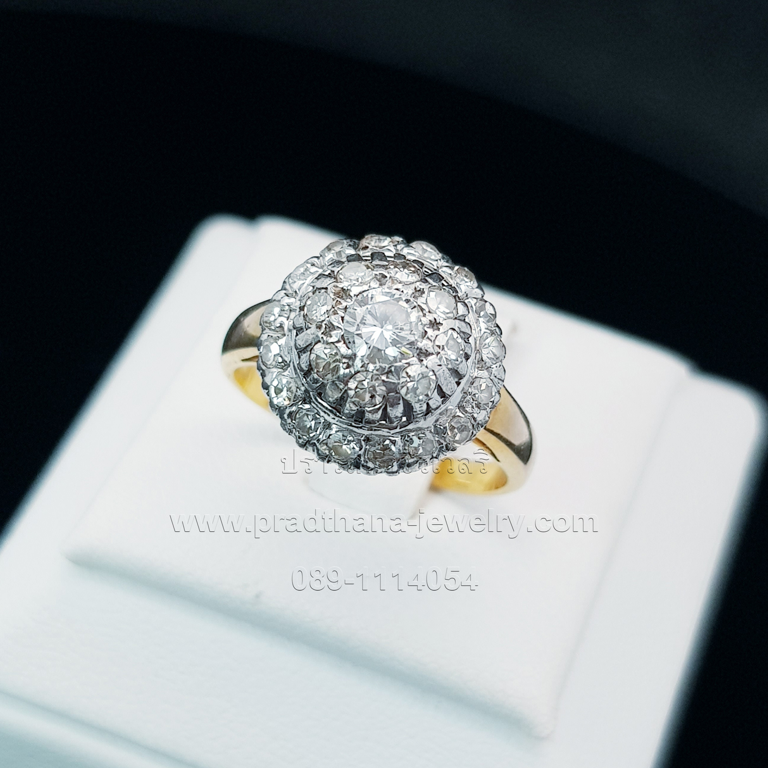 แหวนโบราณบัวคว่ำ **ขายแล้ว**