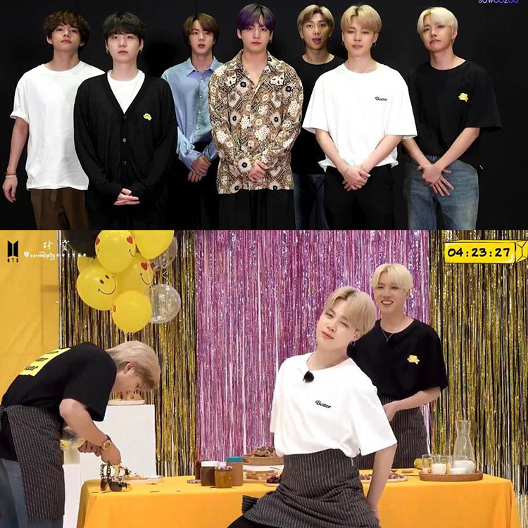 เสื้อยืด Butter แบบที่บังทันใส่