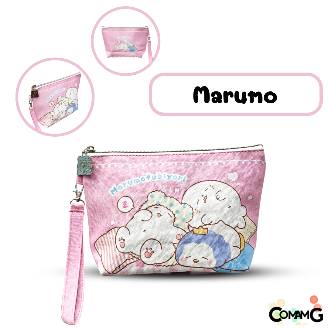 กระเป๋าคล้องมือ ซานริโอ้ (SANRIO) กระเป๋าเครื่องเขียน เครื่องสำอางค์ ลิขสิทธิ์แท้ พร้อมส่ง