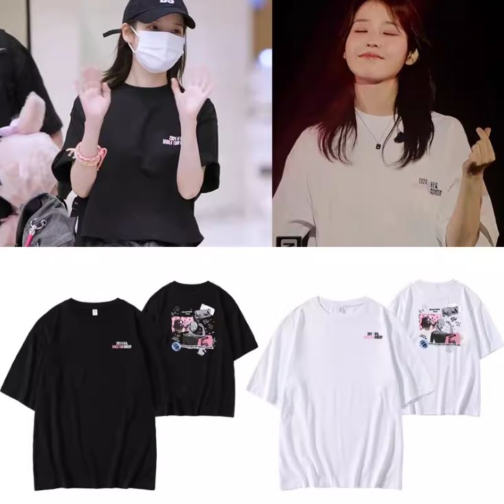 เสื้อยืด IU : 2024 IU HEREH WORLD TOUR CONCERT