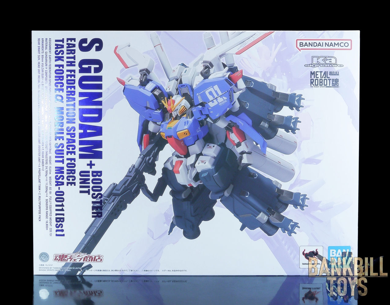 กันดั้ม Bandai Spirits Premium Bandai Tamashii Web Shop Limited Metal Robot Spirits (Ka signature) <SIDE MS> MSA-0011[Bst] S Gundam + Booster Unit