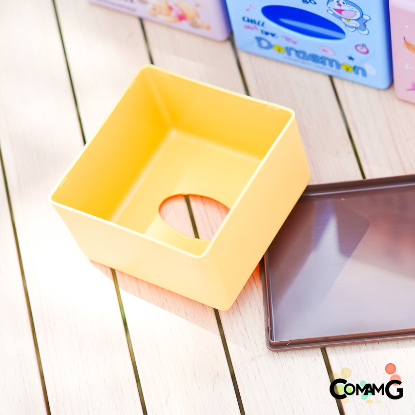 กล่องใส่กระดาษทิชชู่ ป๊อปอัพ ที่ใส่ทิชชู่กล่องสี่เหลี่ยม กล่องทิชชู่ลายการ์ตูนลิขสิทธิ์แท้