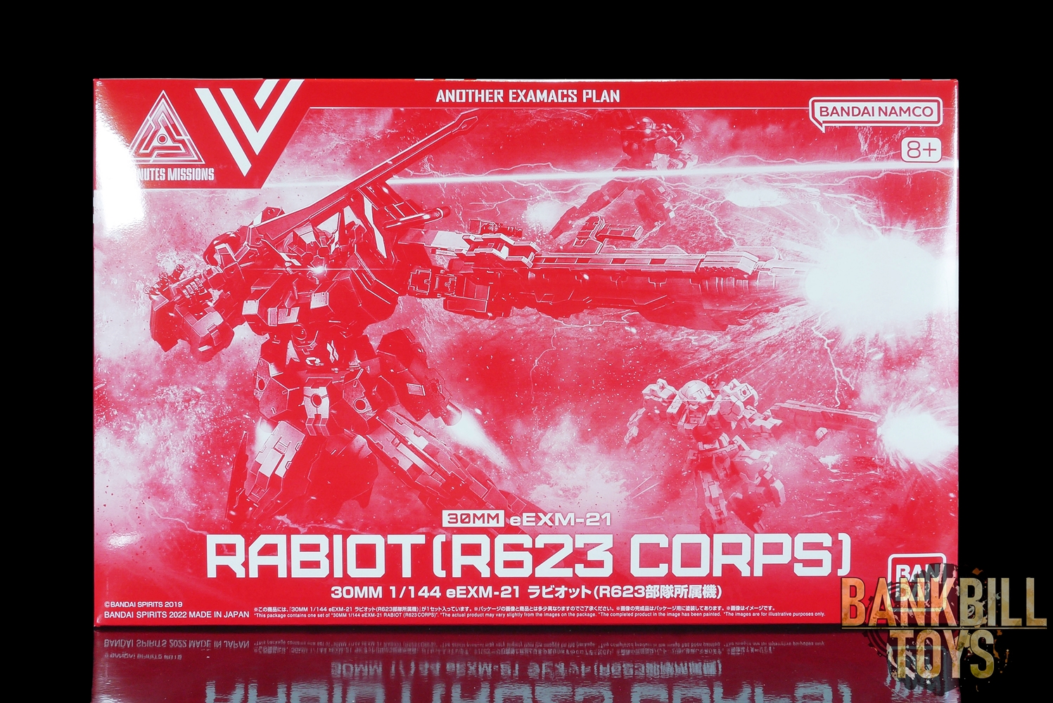 Original Bandai Spirits Premium Bandai Hobby Online Shop Limited 30 Minutes Missions 30MM 1/144 eEXM-21 Rabiot [R623 Corps]