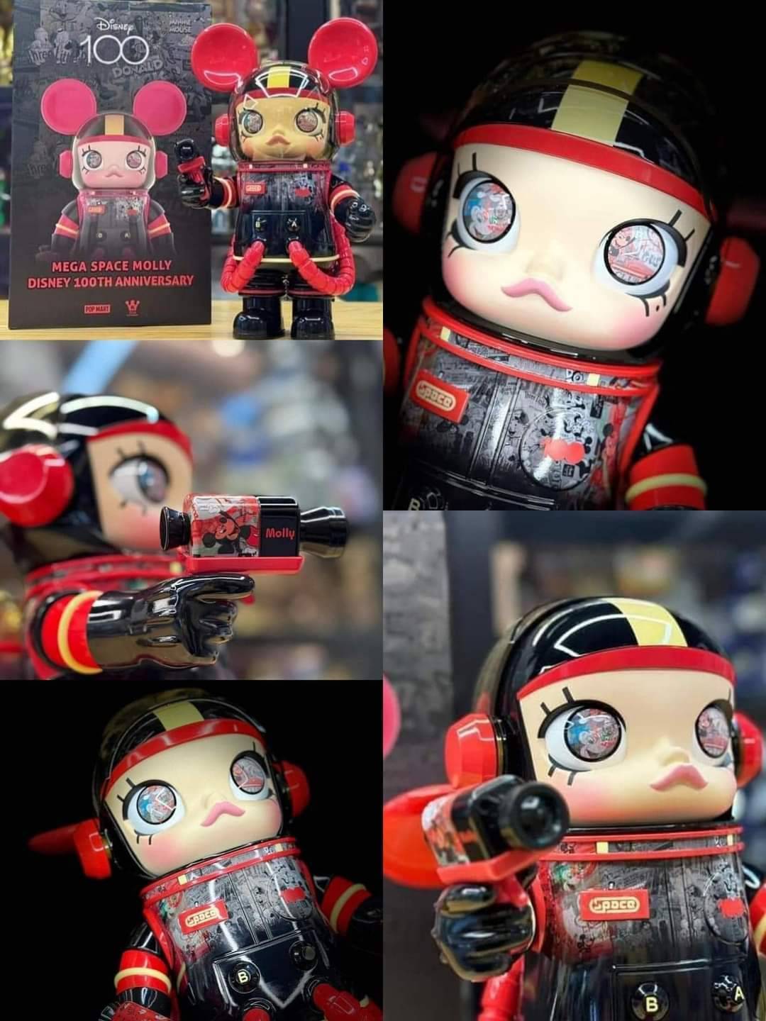พร้อมส่ง POPMART Space Molly 400% Disney 100th - ขายของเล่น