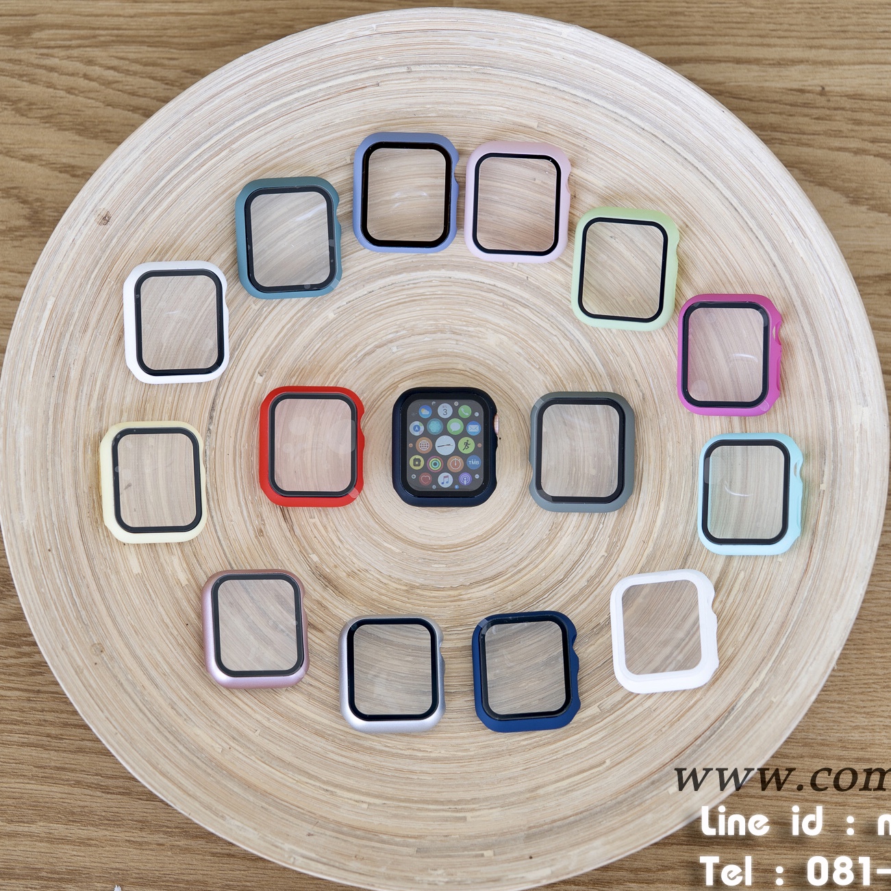 เคสฟิลม์กระจก คลุมรอบตัวคลุมรอบตัว360องศา สำหรับapple watch(ลิงค์2)