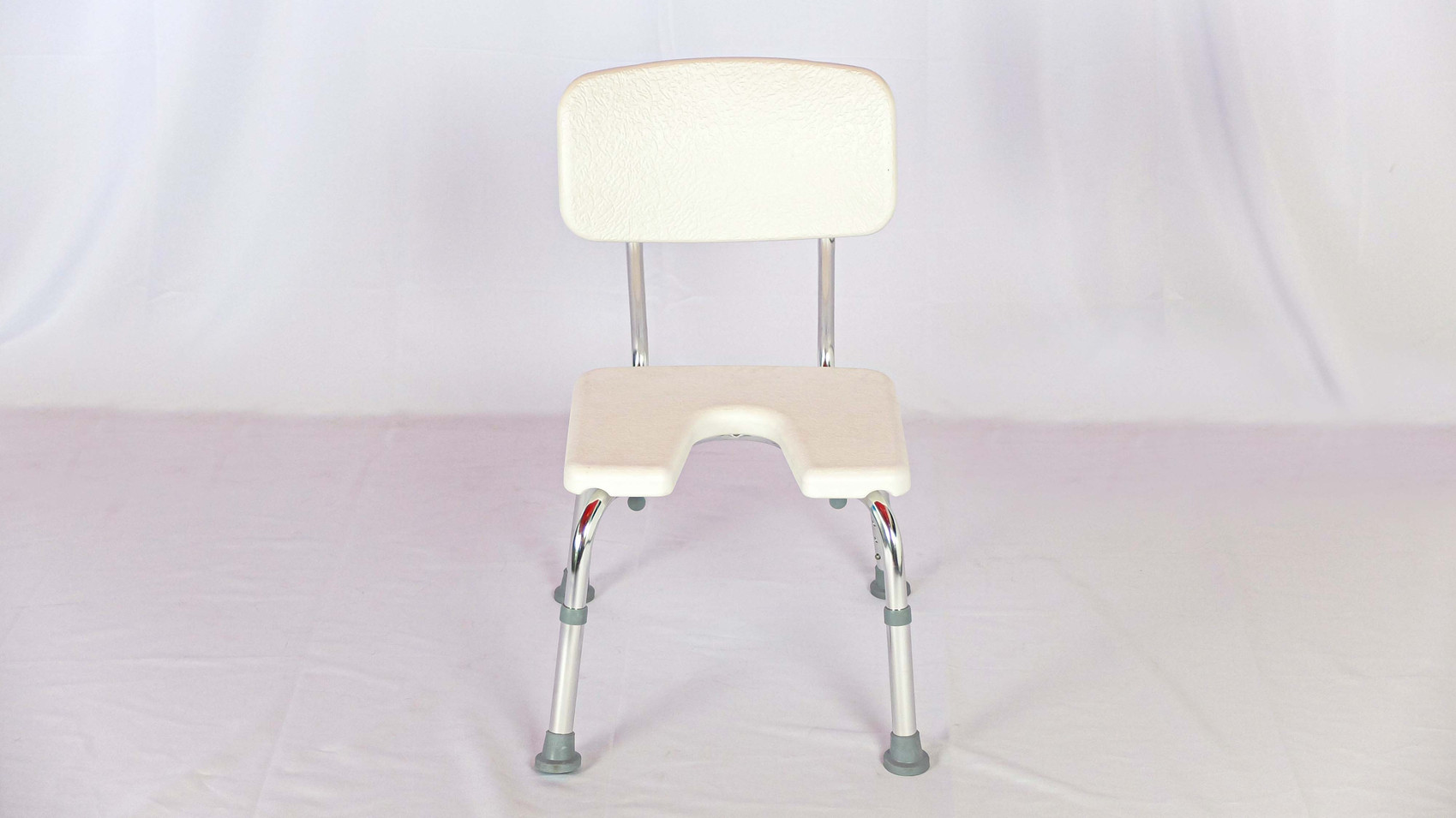 PS 134 เก้าอี้นั่งอาบน้ำ อลูมิเนียม แบบเว้า มีพนักพิง