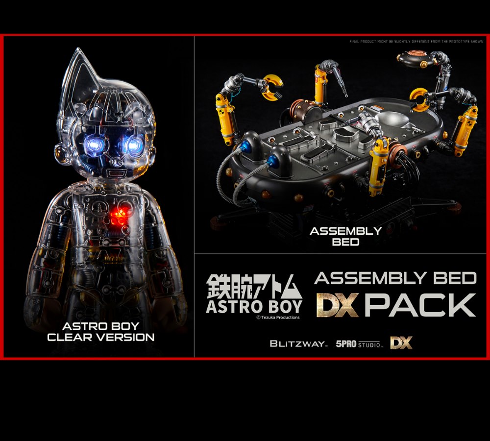 เปิดรับPreorder มัดจำ 4000 บาท Astroboy (Clear) + Assembly Bed DX Pack
