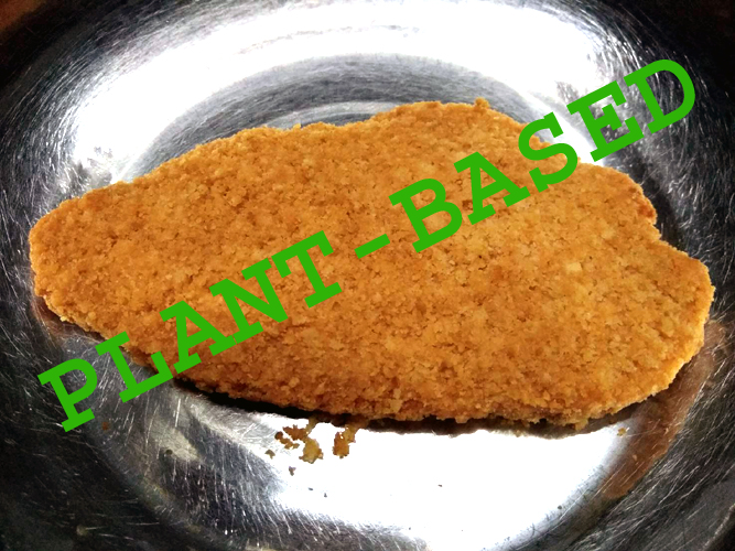แพลนท์เบส-ไก่ชุบแป้งทอด(มังสวิรัติ) Plant Based Fried Breaded Chicken ไม่ต้องแช่แข็ง ไม่ต้องแช่เย็น