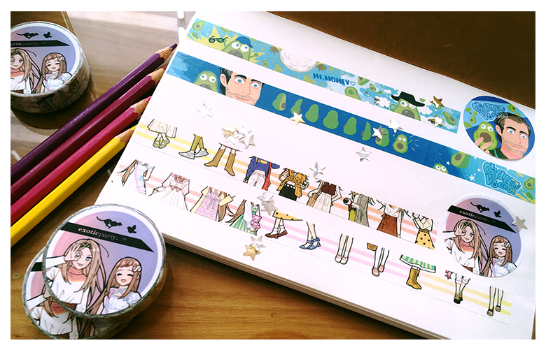 Masking Tape: exotic party