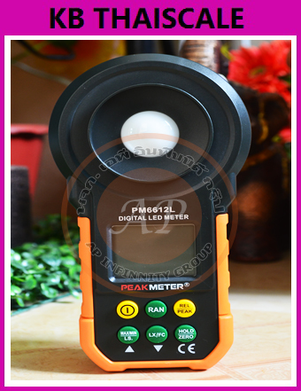 เครื่องวัดแสง ความสว่างแสง เครื่องวัดแสง LED รุ่น PM6612ของเเท้ รับประกันนาน6 เดือน