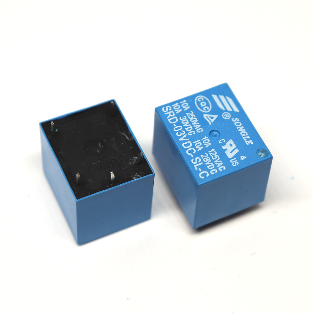 Relay 3V 10A 250VAC (SRD-3VDC-SL-C) 5 ขา
