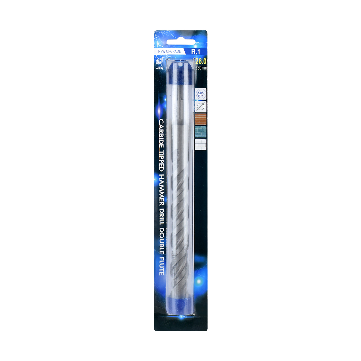 WING ดอกเจาะปูนโรตารี่ R.1#26*260mm.