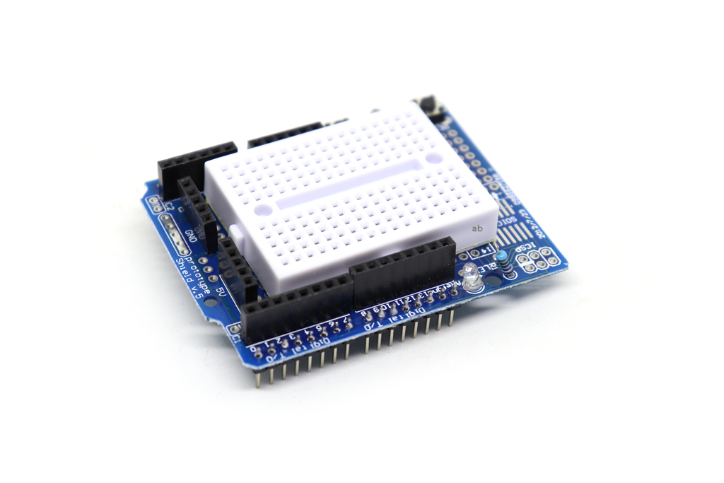Arduino Uno ProtoShield พร้อม Breadboard For Arduino Uno R3