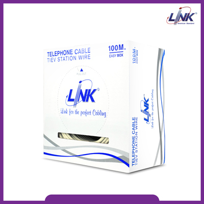 UL-1225-1 สายโทรศัพท์ TPEV Telephone 0.50 mm (24 AWG) 25 Pair 100 M.*/ Easy Box