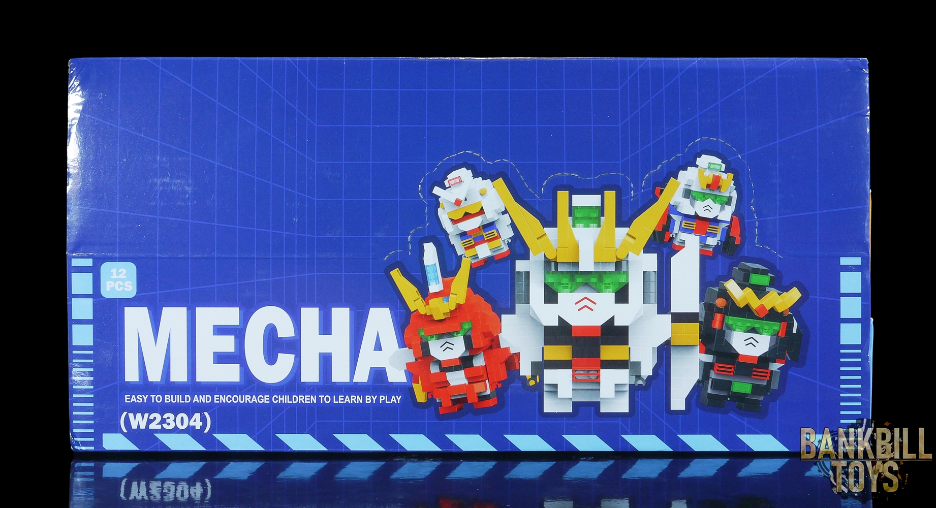 กันดั้ม Lele Brother Trading Figure 2304 Gundam Mecha Minifigure Box [12 Packs]