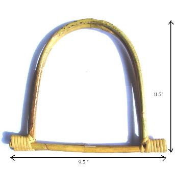 *หมด* หูกระเป๋า ทำจาก หวาย ขนาดใหญ่ Rattan Bag Handle (Large)